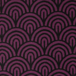 Jacquard Jersey - Bows - Paars Jacquard Jersey - Bows - Paars