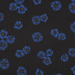 Softshell - Flowers - Zwart Softshell - Flowers - Zwart
