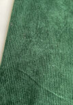 Nicky Velours Rib - Uni - Donkergroen Nicky Velours Rib - Uni - Donkergroen