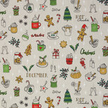 Canvas - Christmas - Beige Canvas - Christmas - Beige