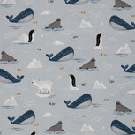 Canvas - Ice Animals - Lichtblauw Canvas - Ice Animals - Lichtblauw