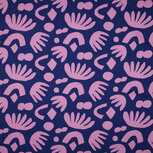Poplin - Puzzle Directions - Koningsblauw Poplin - Puzzle Directions - Koningsblauw