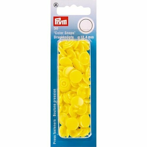 Prym Drukknoop Colorsnaps 12,4 mm Lichtgeel