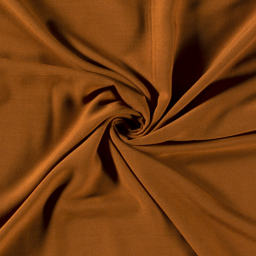 Coupon 2m - Viscose - Uni - Oker Coupon 2m - Viscose - Uni - Oker