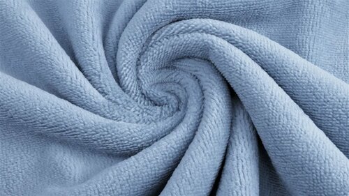 Bamboo Velvet Terry - Uni - Lichtblauw Bamboo Velvet Terry - Uni - Lichtblauw