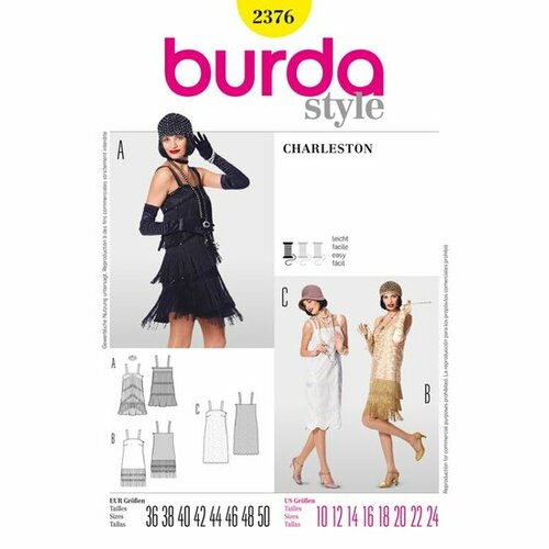 Burda Patroon 2376 - Charleston