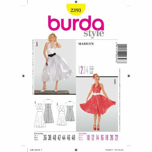 Burda Patroon 2393 - Marilyn