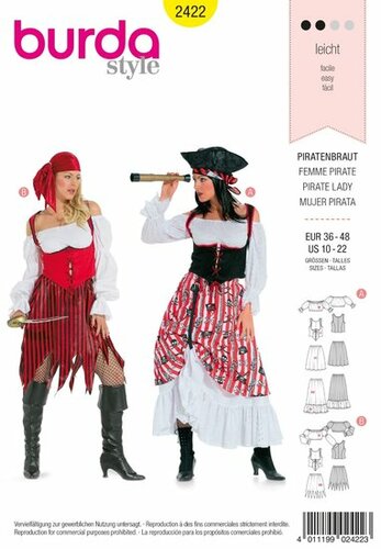 Burda Patroon 2422 - Piratenjurk