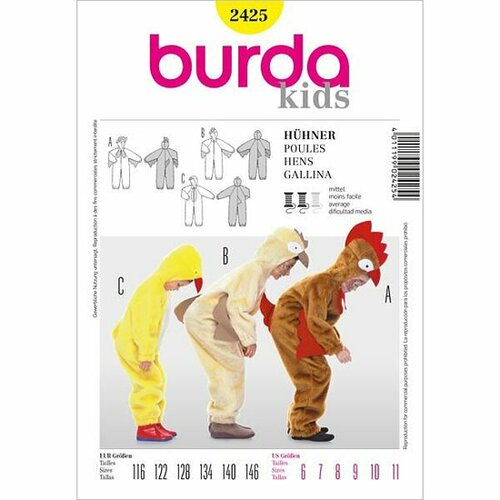 Burda Patroon 2425 - Kippen