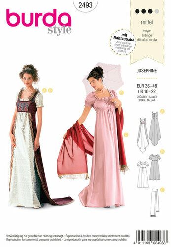 Burda Patroon 2493 - Josephine