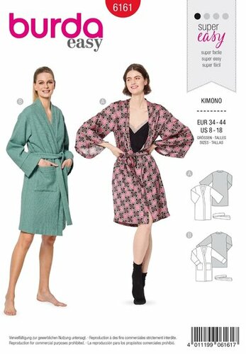 Burda Patroon 6161 - Kimono