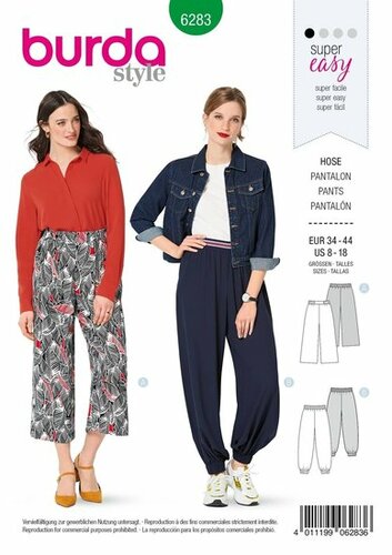 Burda Patroon 6283 - Broek