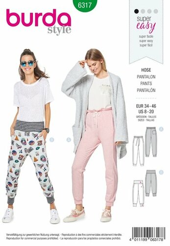 Burda Patroon 6317 - Broek