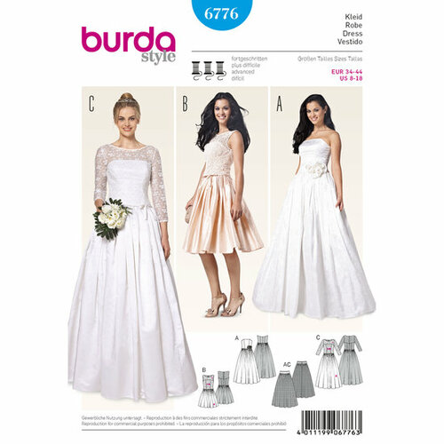 Burda Patroon 6776 - Jurk