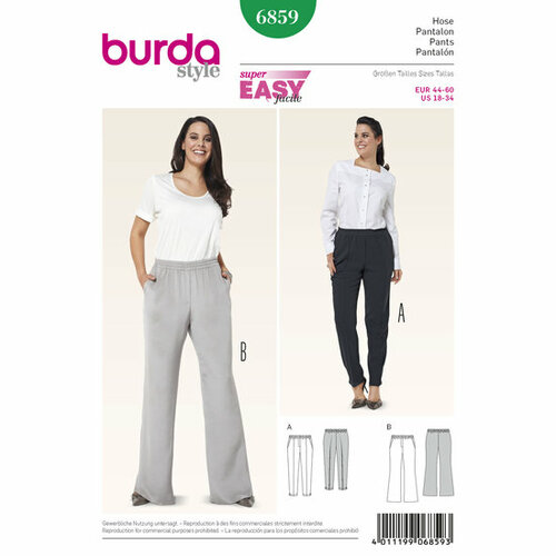 Burda Patroon 6859 - Broek