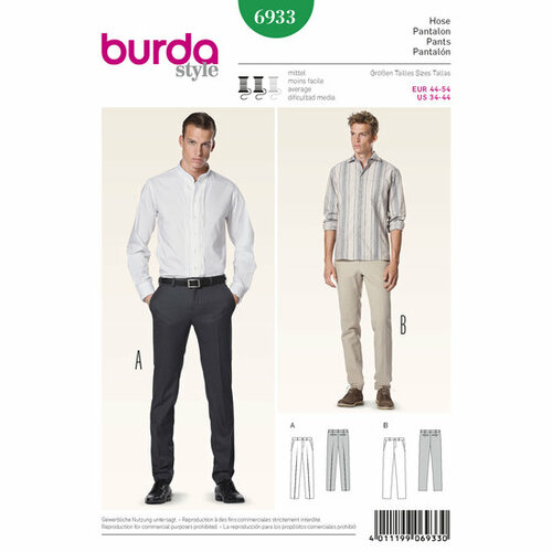 Burda Patroon 6933 - Broek