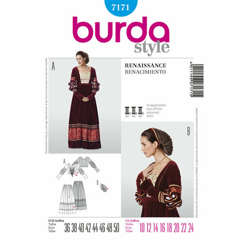 Burda Patroon 7171 - Renaissance