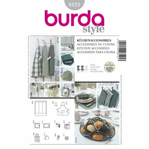 Burda Patroon 8125 - Keukenaccessoires
