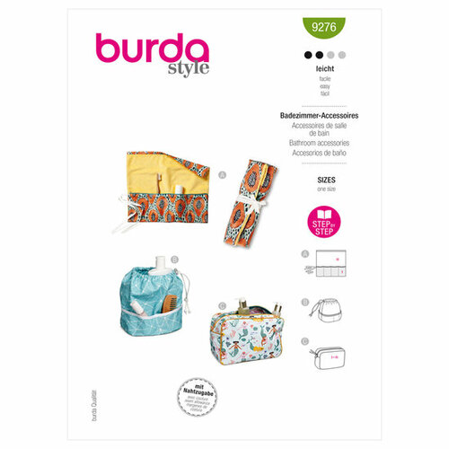 Burda Patroon 9276 - Toilettassen