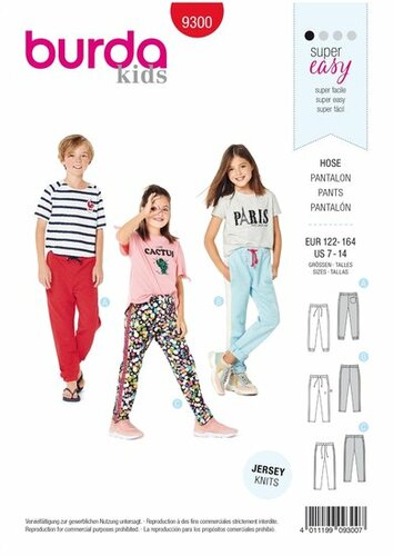 Burda Patroon 9300 - Broek