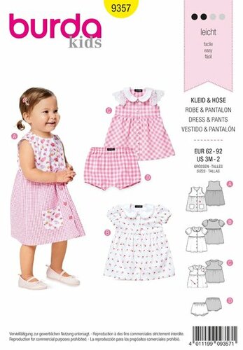 Burda Patroon 9357 - Jurk en Broek
