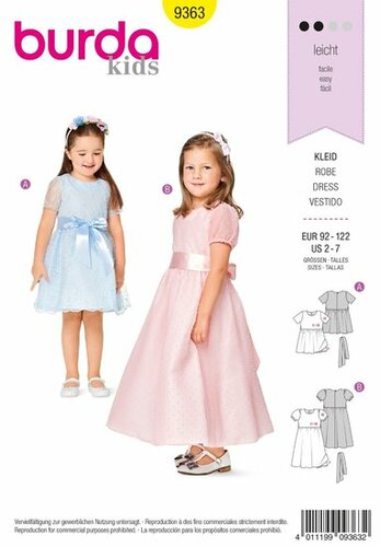 Burda Patroon 9364 - T-shirt en Rok