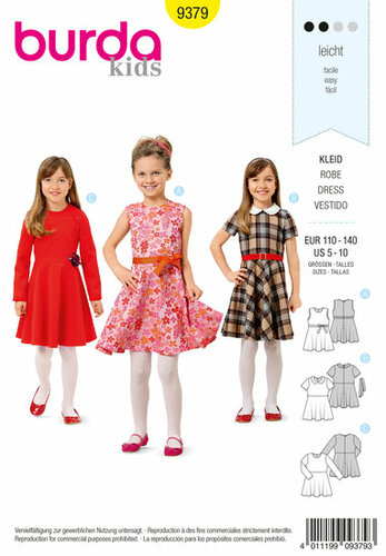 Burda Patroon 9379 - Jurk