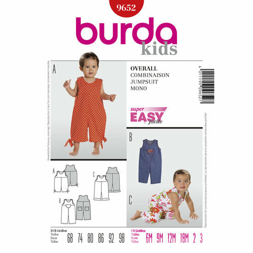Burda Patroon 9652 - Jumpsuit