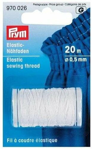 Prym Elastisch Naaigaren Wit