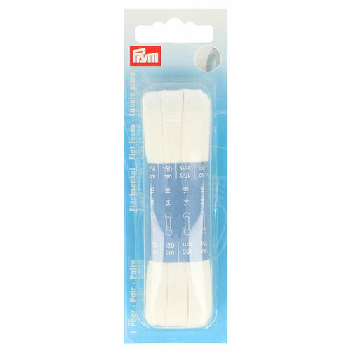 Prym Platte Veters 150cm Wit