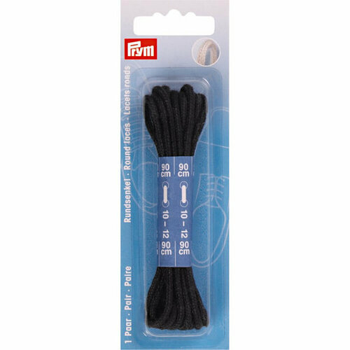 Prym Ronde Veters 90cm Zwart