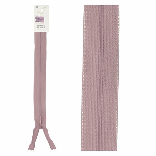 Blinde Rits - 22cm - Blush (069)