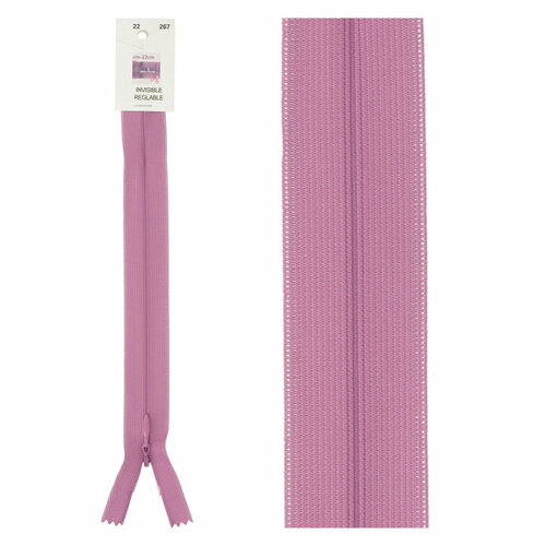 Blinde Rits - 22cm - Purper (267)