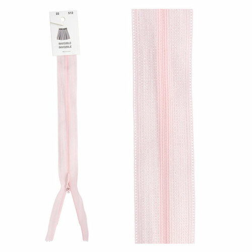 Blinde Rits - 22cm - Lichtroze (512)