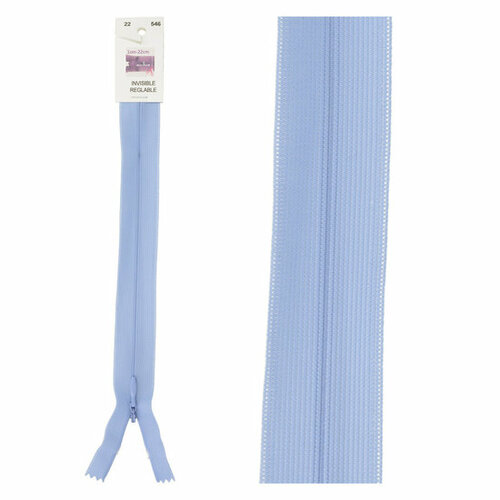 Blinde Rits - 40cm - Hemelsblauw (546)