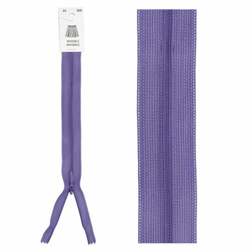 Blinde Rits - 22cm - Paars (559)