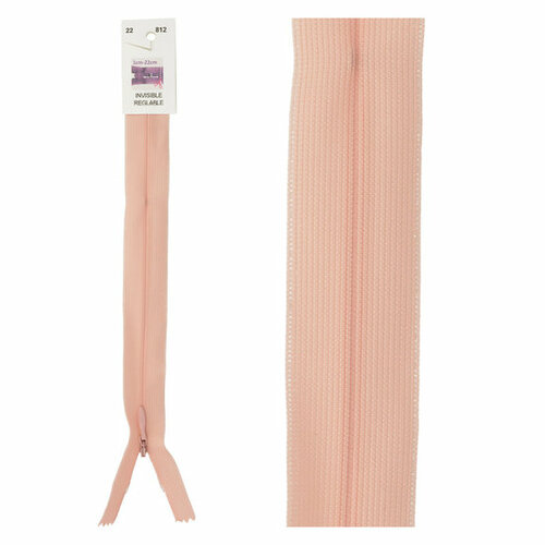 Blinde Rits - 40cm - Zalm (812)