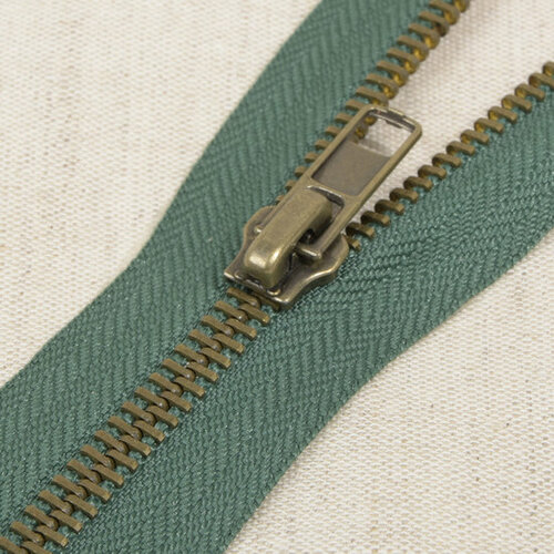 Niet Deelbare Metaalrits - 15cm - Dennengroen (530)