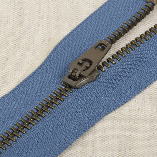 Niet Deelbare Metaalrits - 8cm - Staalblauw (839)