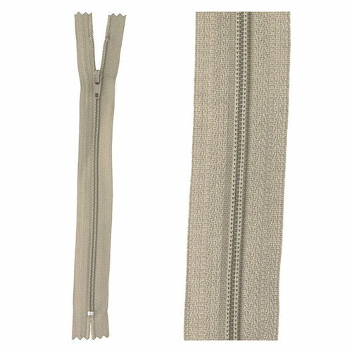 Niet Deelbare Nylonrits - 50cm - Donkerbeige (323)