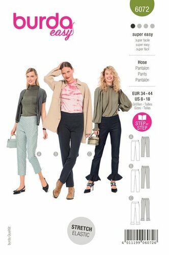 Burda Patroon 6072 - Broek
