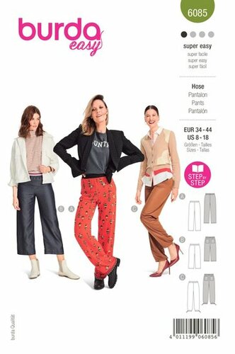Burda Patroon 6085 - Broek