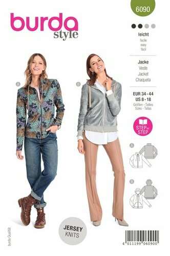 Burda Patroon 6090 - Jas