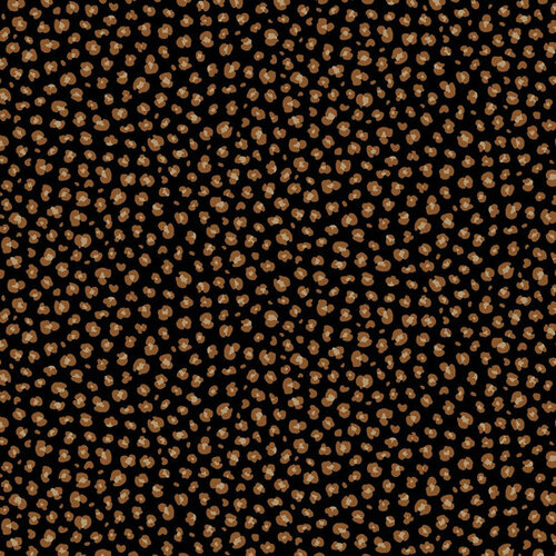 Coupon 1.15m - Poplin - Animal Skin - Zwart Coupon 1.15m - Poplin - Animal Skin - Zwart