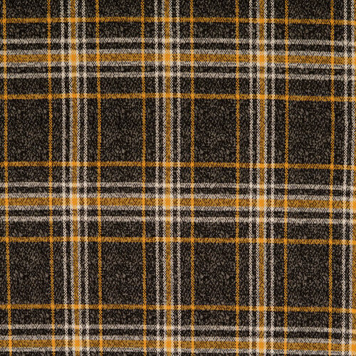 Jacquard Jersey - Ruiten - Zwart/Geel Jacquard Jersey - Ruiten - Zwart/Geel