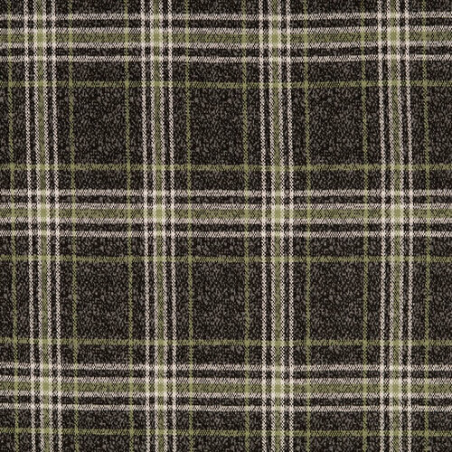 Jacquard Jersey - Ruiten - Zwart/Groen Jacquard Jersey - Ruiten - Zwart/Groen