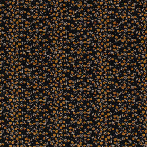 Viscose Jersey - Bloempjes - Navy Viscose Jersey - Bloempjes - Navy