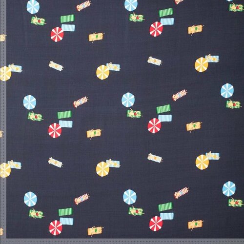 Coupon 1.5m- Viscose - Vakantie - Navy Coupon 1.5m- Viscose - Vakantie - Navy