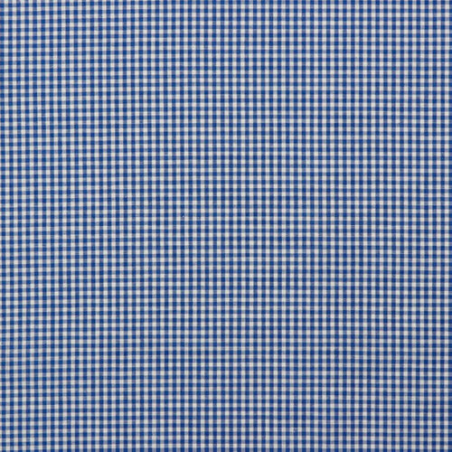 Katoen - Check 2.7mm - Blauw Katoen - Check 2.7mm - Blauw