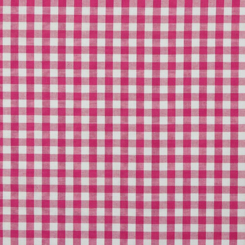 Katoen - Check - Fuchsia Katoen - Check - Fuchsia